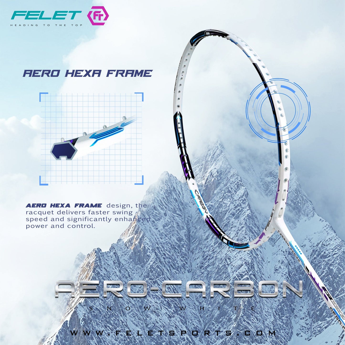 FELET AERO-CARBON SNOW WHITE (4U)