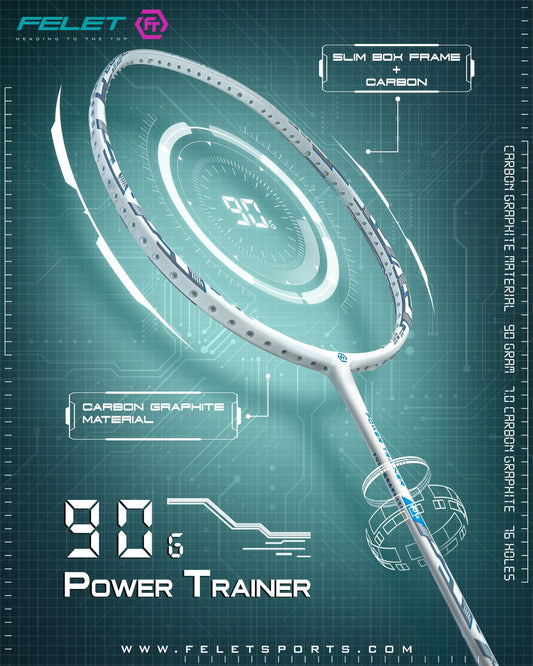 FELET Badminton Power Trainer 90g Racket