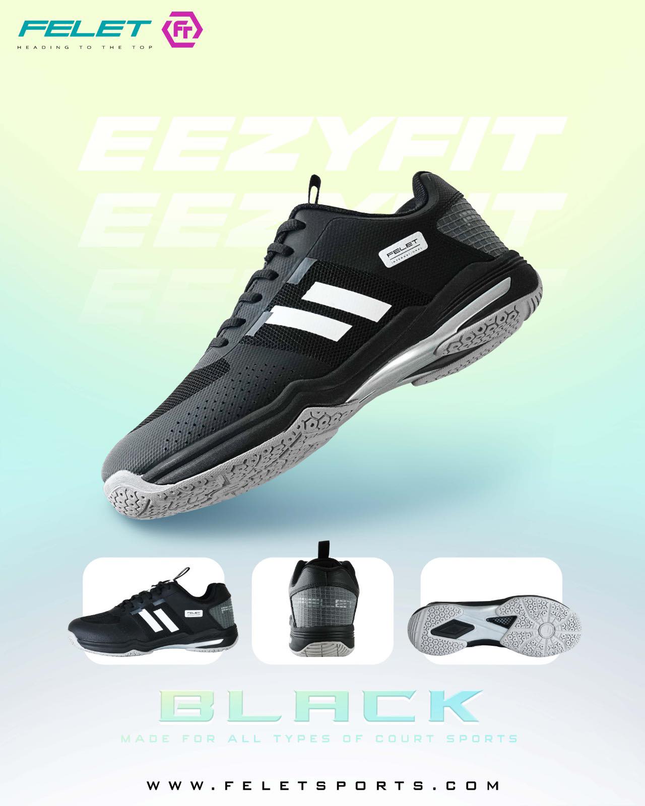 FELET EEZY FIT - Indoor court shoes