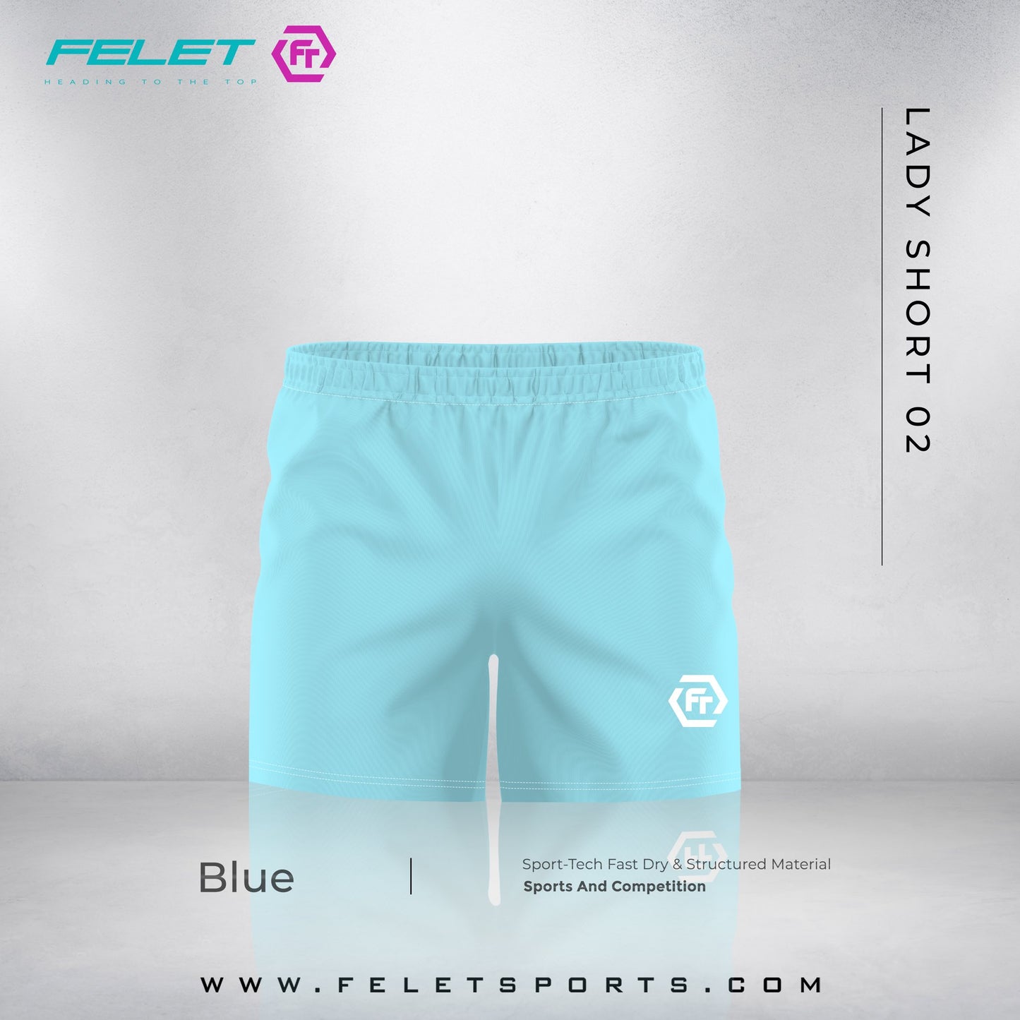 FELET Womens Performance Shorts 2.0