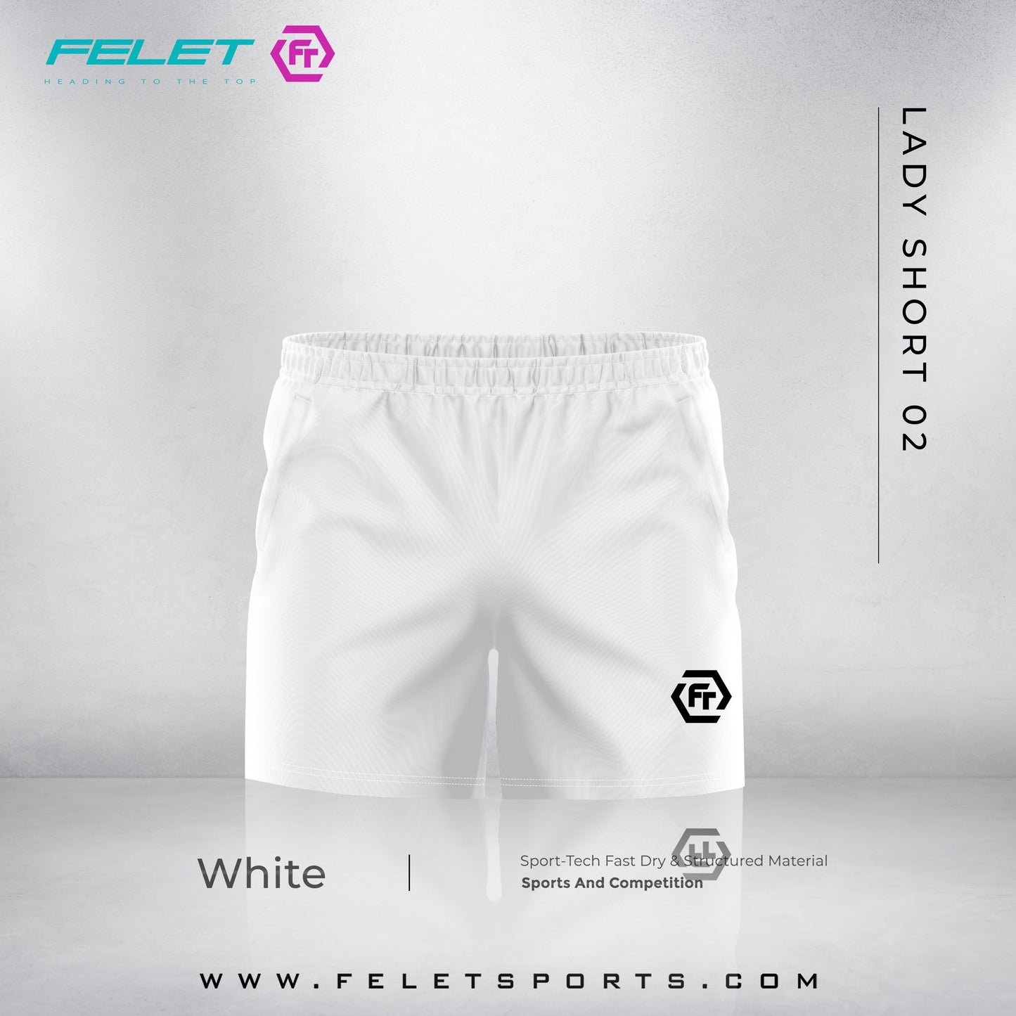 FELET Womens Performance Shorts 2.0