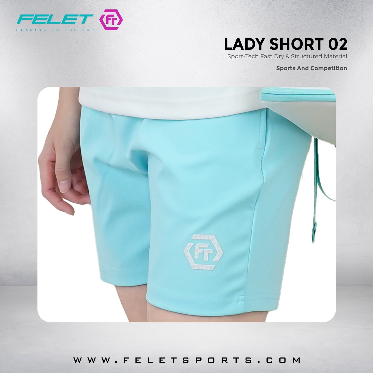 FELET Womens Performance Shorts 2.0