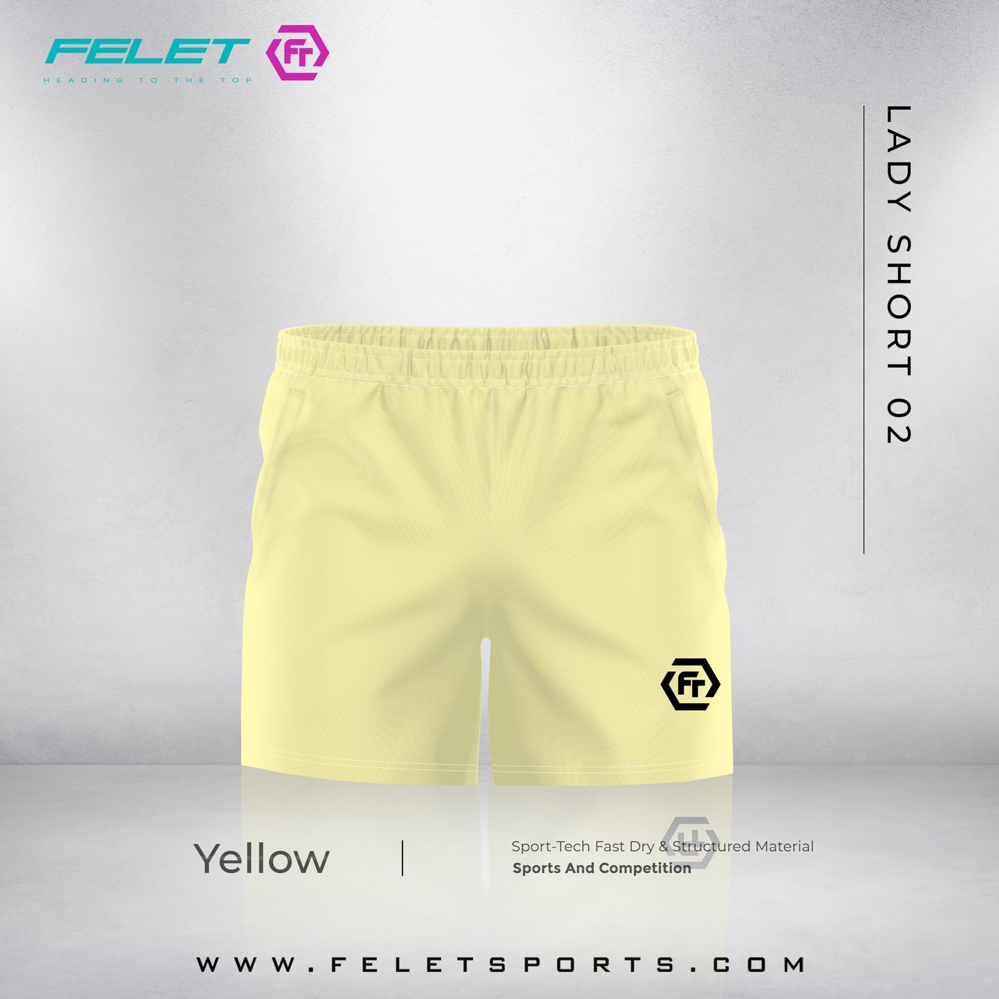 FELET Womens Performance Shorts 2.0