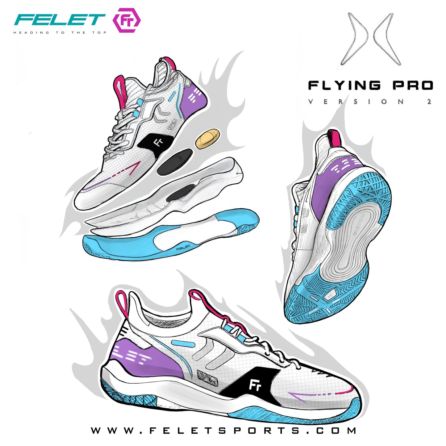 FELET Flying Pro V2 Performance Shoe
