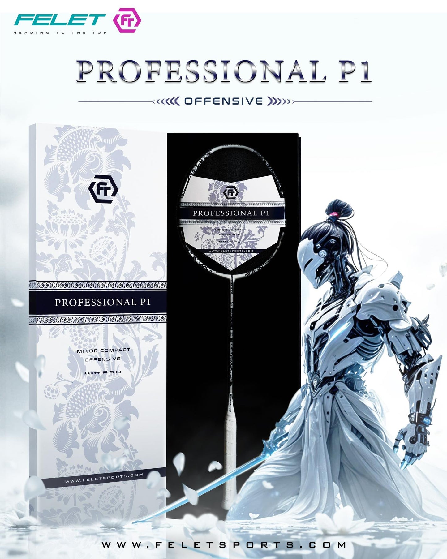 FELET Professional P1 Badminton Racquet