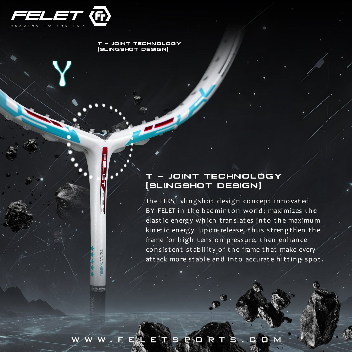 FELET NEVOW 1000 - Pro Series Racquet