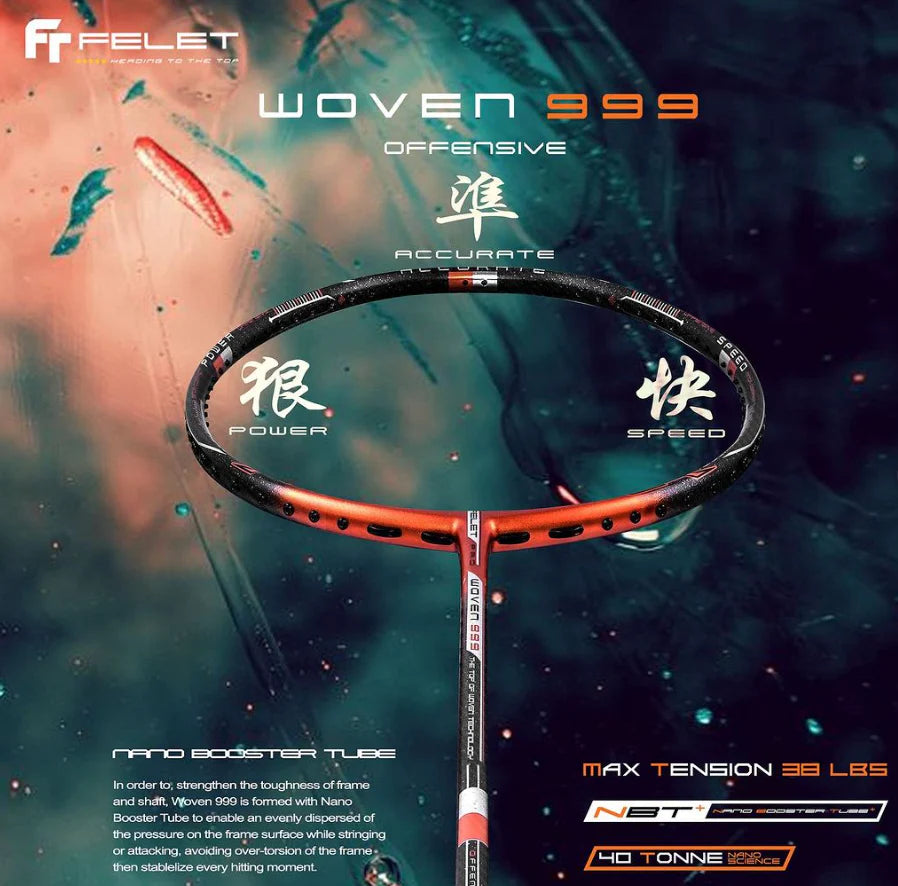 FELET WOVEN 999 Badminton Racquet