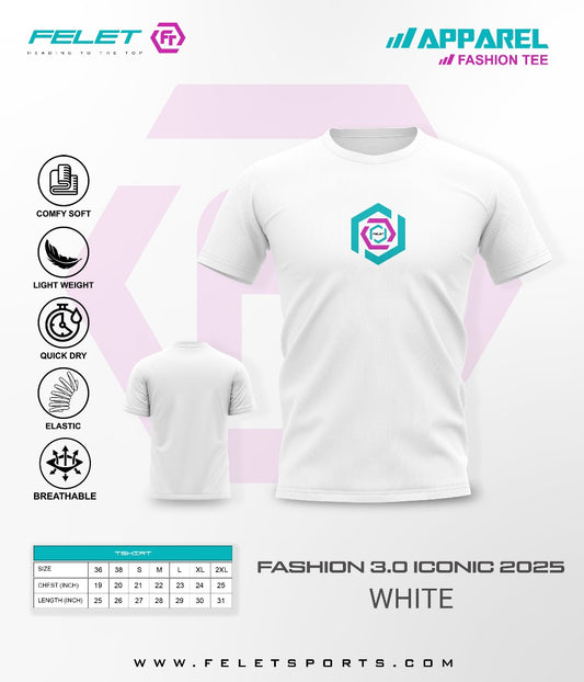 FELET Fashion Iconic T-Shirt (White) 3.0