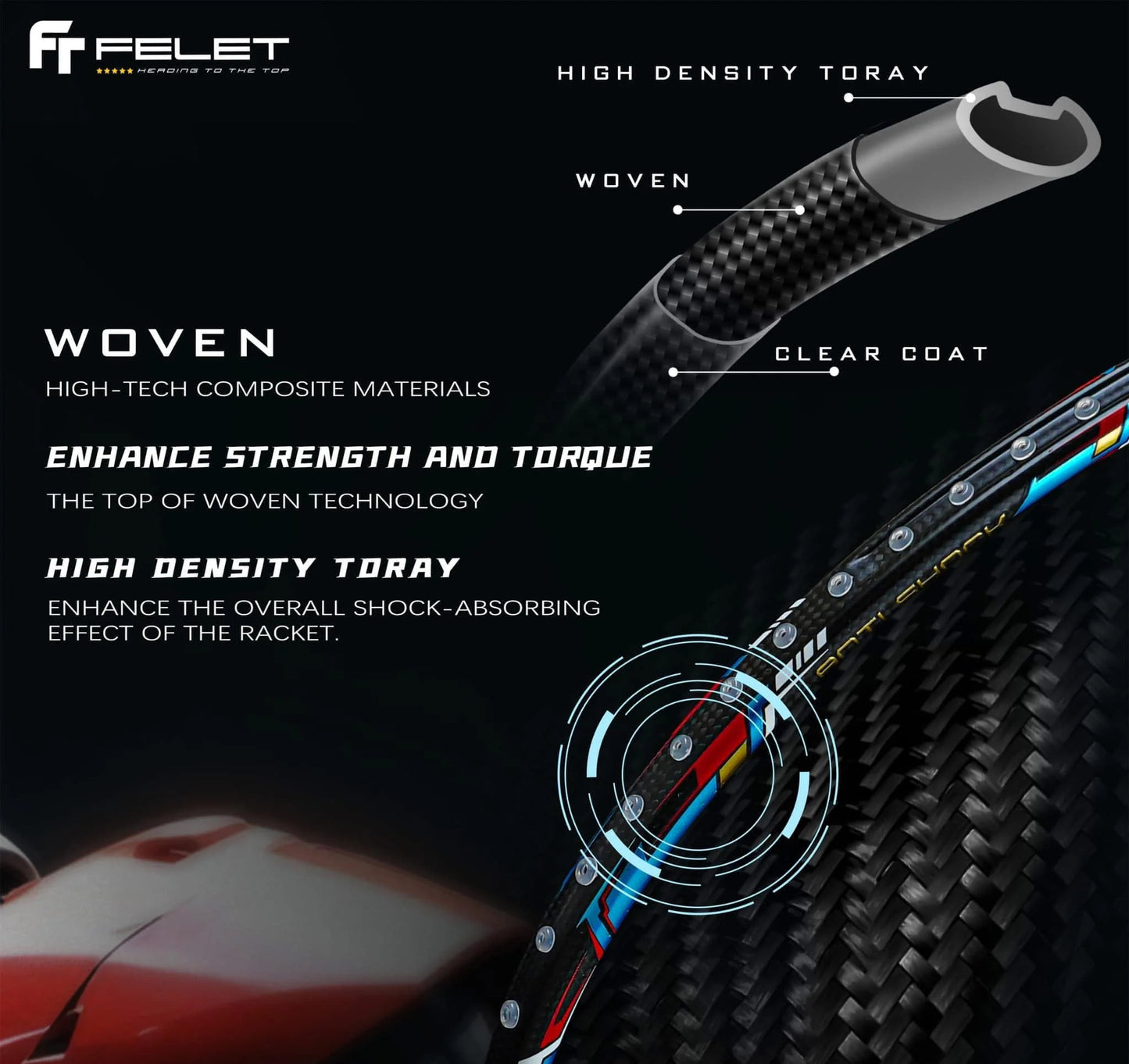 FELET Woven 8000 Racquet (Choi Sol Gyu)