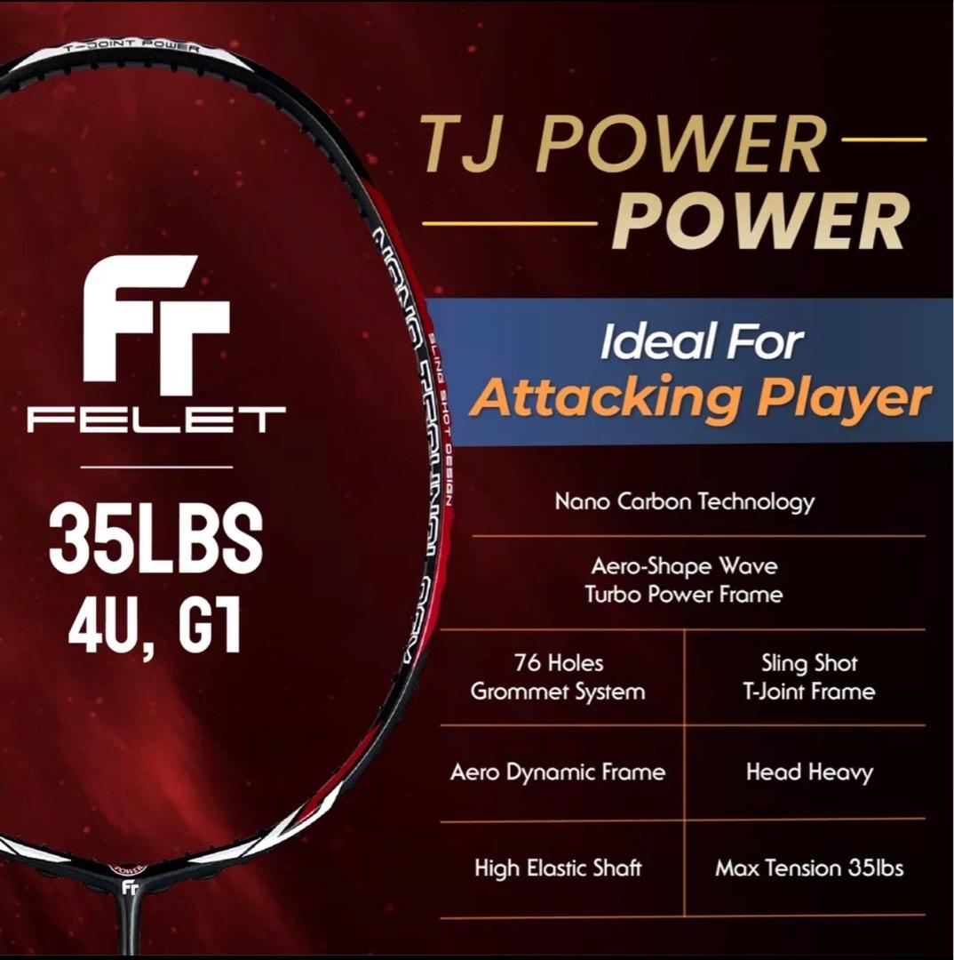 FELET TJ POWER POWER Badminton Racquet