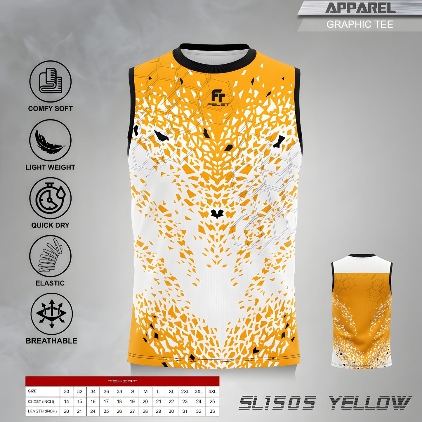 FELET Performance Sleeveless Shirt SL1505